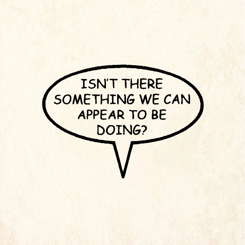 StampaFe CAN'T THINK SOMETHING APPEAR Think Appear - Rubber Stamp 1 x 1