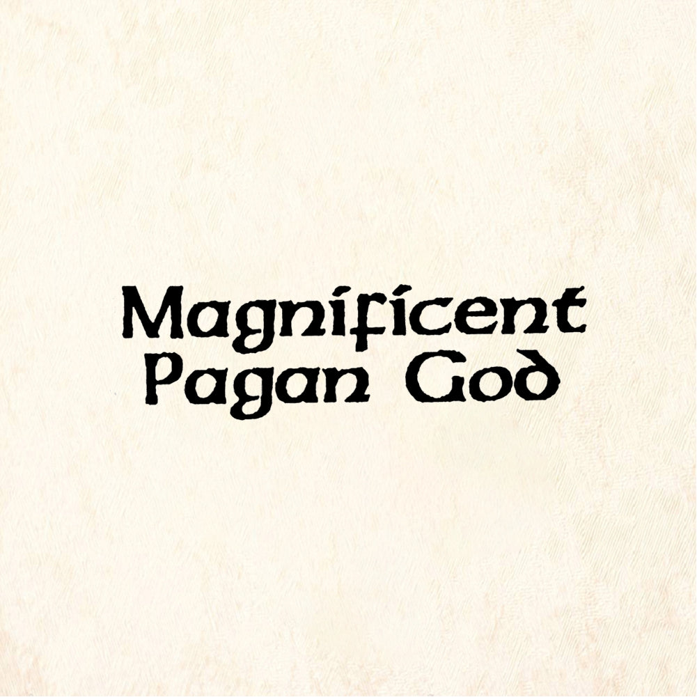 StampaFe Magnificent Pagan God - Rubber Stamp 1.5 x 0.5