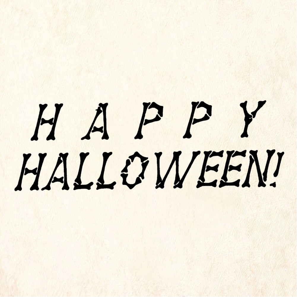 StampaFe Happy Halloween Rubber Art Stamp