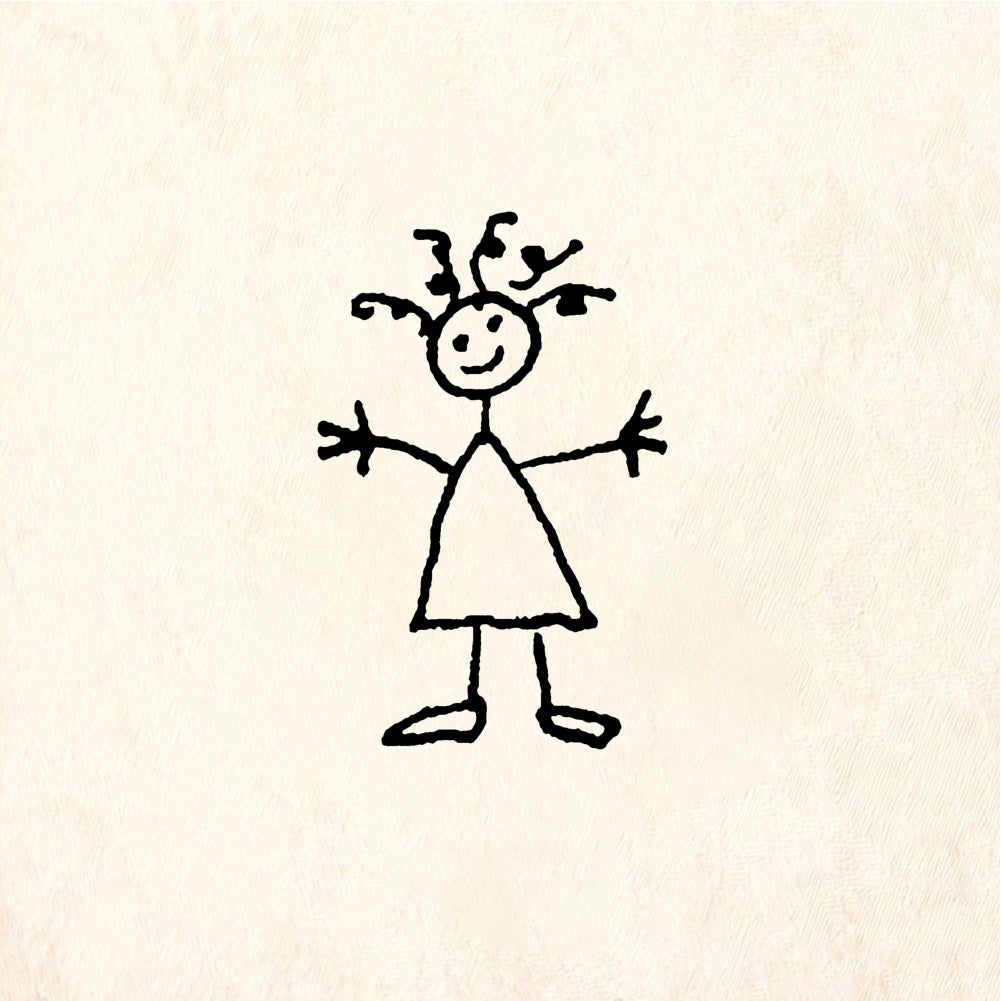 StampaFe Stick Jane - Rubber Stamp 0.75 x 0.75