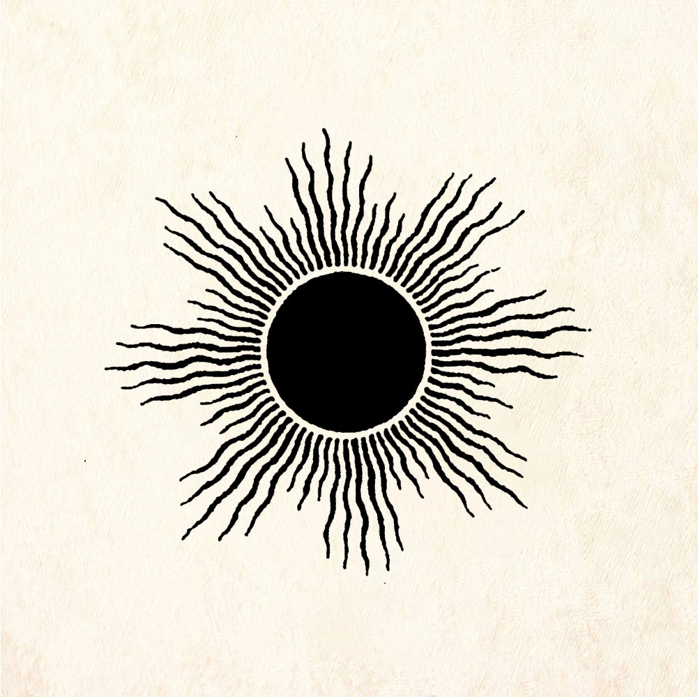 StampaFe Solid sun - Rubber Stamp 1 x 1.25