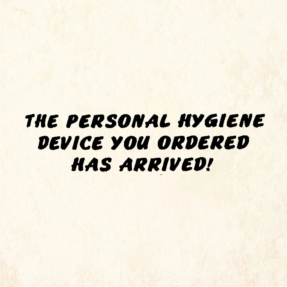 StampaFe PERSONAL HYGIENE DEVICE ARRIVED Hygiene Device - Rubber Stamp 1.75 x 1