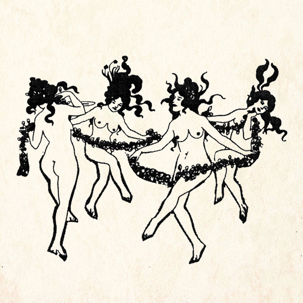 StampaFe Meadow Nymphs Botanical Rubber Art Stamp