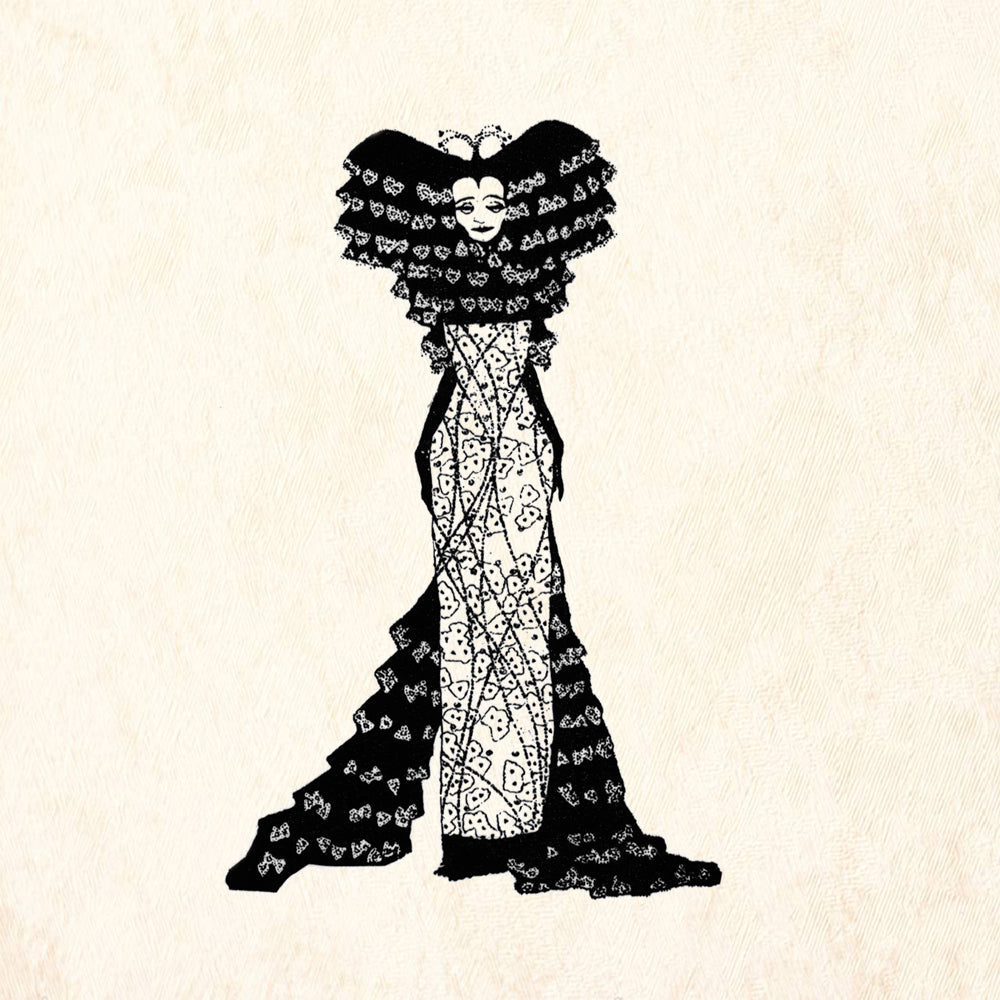 StampaFe Princess Tsch Retro Rubber Art Stamp