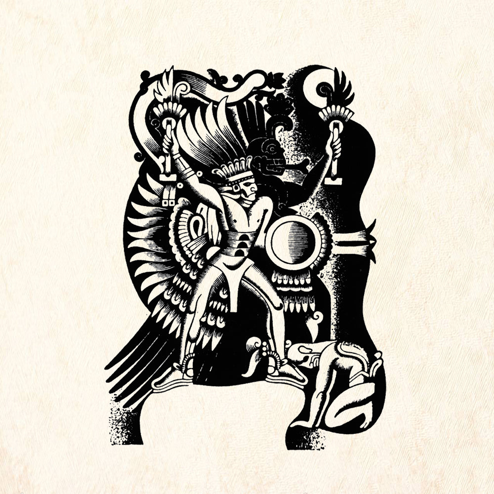 StampaFe Quetzacoatl Tribal Rubber Art Stamp