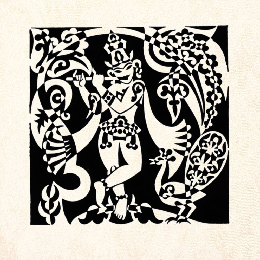StampaFe Krishna Tribal Rubber Art Stamp