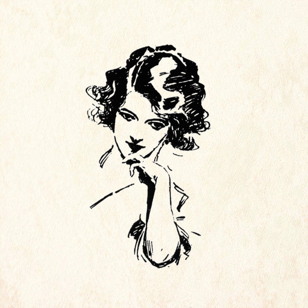 StampaFe Get My Drift Lady Card Making Rubber Art Stamp