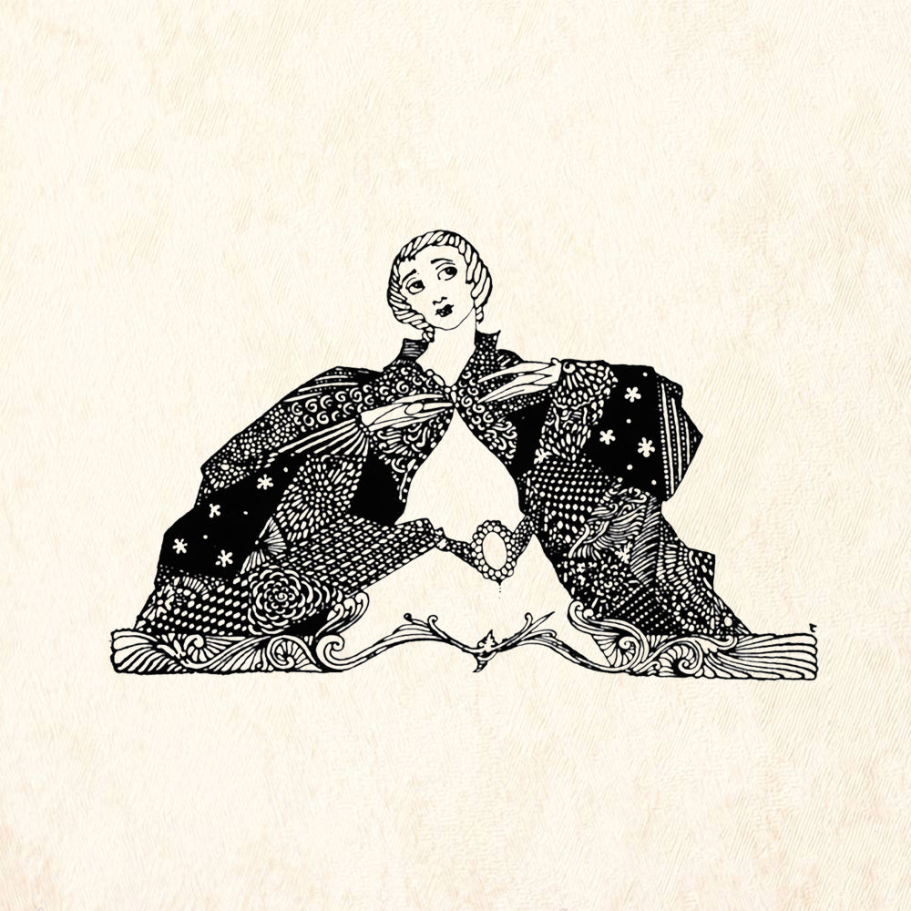 StampaFe Fortune Teller Rubber Art Stamp