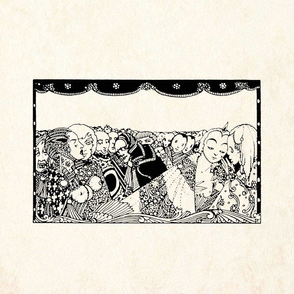 StampaFe Soiree Vintage Rubber Art Stamp
