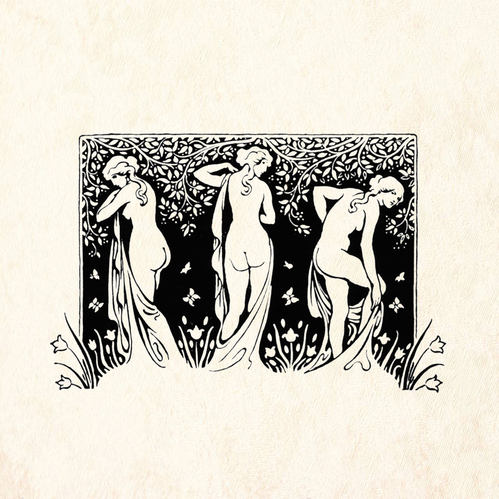 StampaFe Le Bain Vintage Rubber Art Stamp