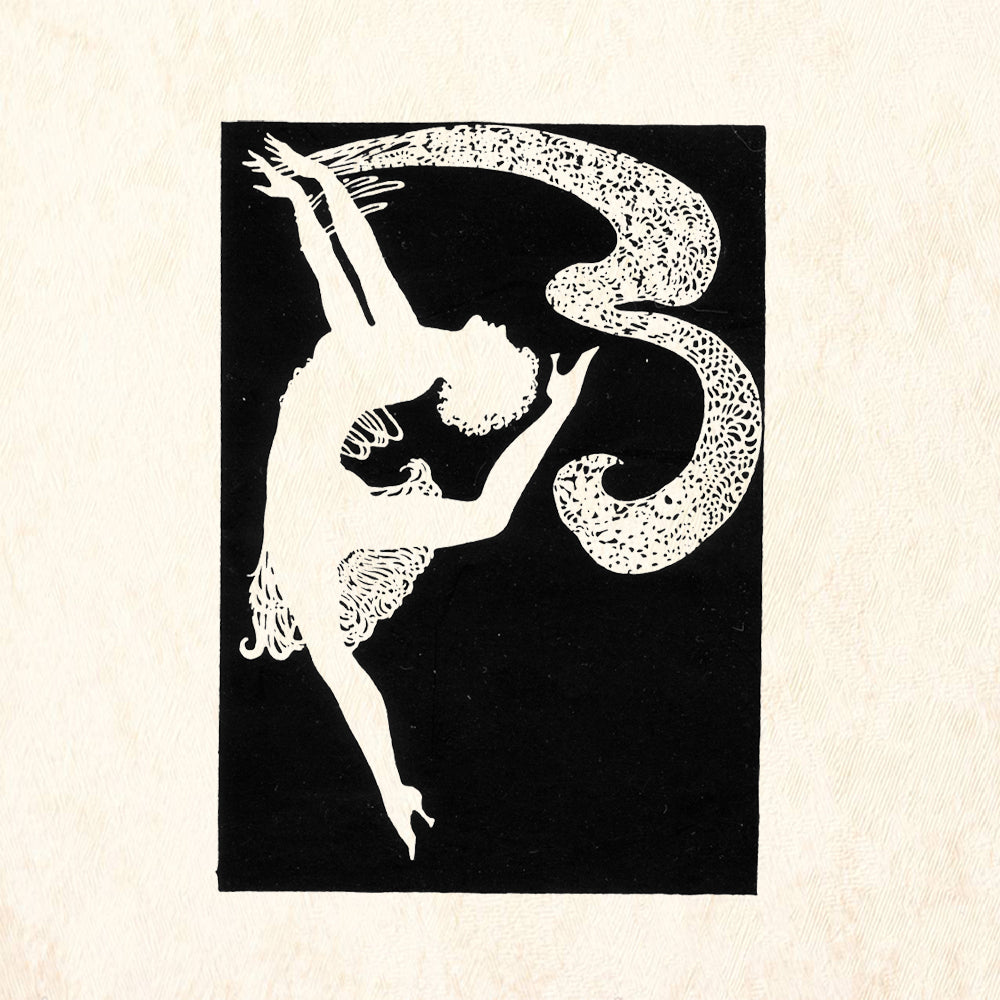 StampaFe Isadora Retro Rubber Art Stamp
