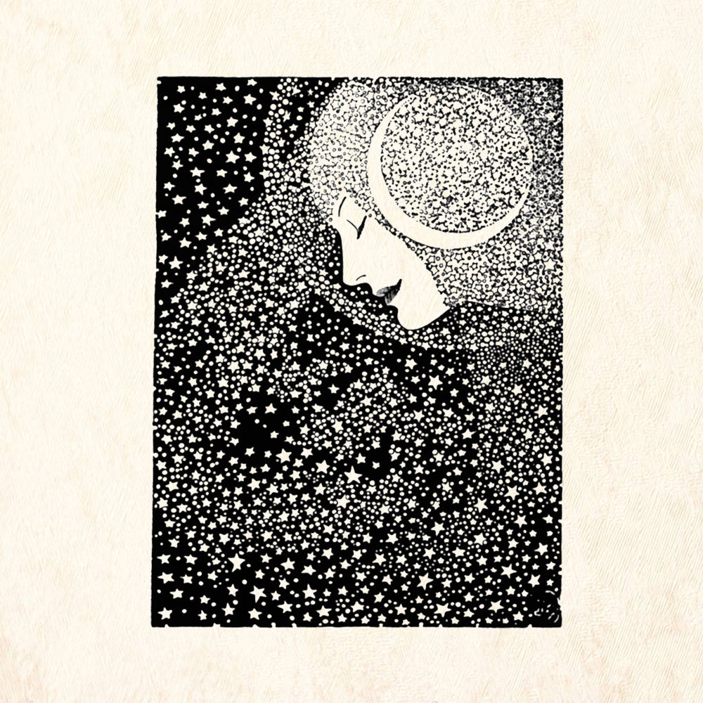 StampaFe Andromeda Mixed Media Rubber Art Stamp