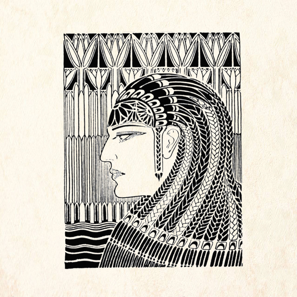 StampaFe Nefer Vintage Rubber Art Stamp