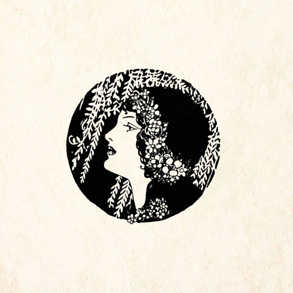 StampaFe Savannah Floral Rubber Art Stamp