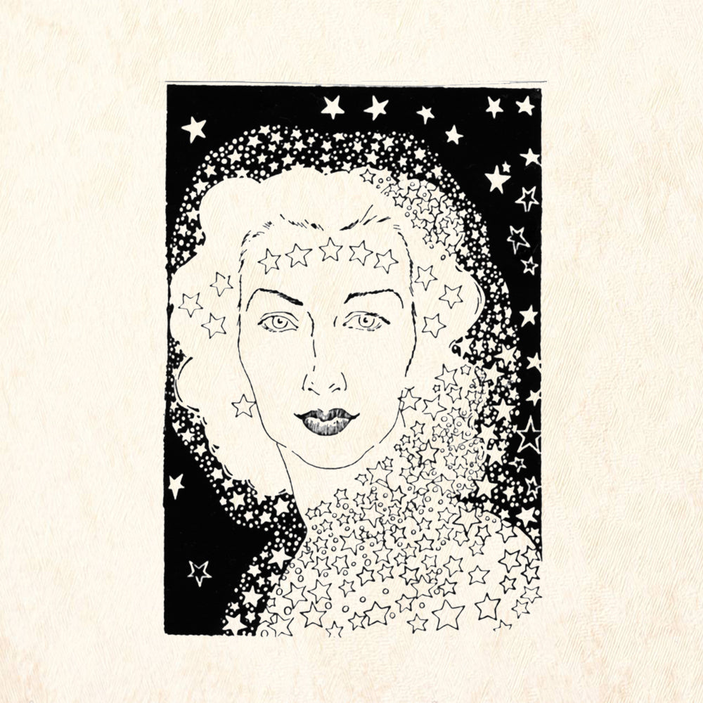 StampaFe Stella by Starlight Mixed Media Rubber Art Stamp