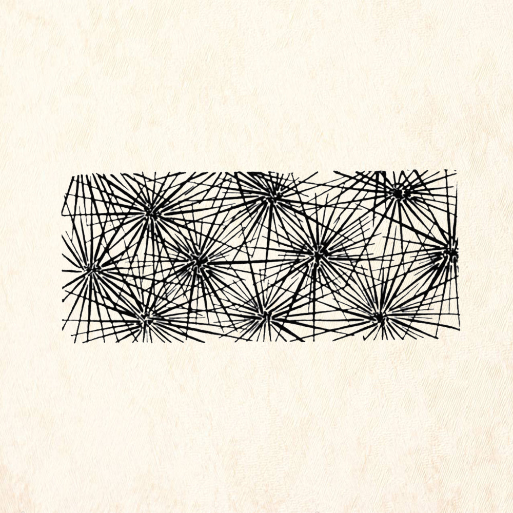 StampaFe Sea Urchin Botanical Rubber Art Stamp