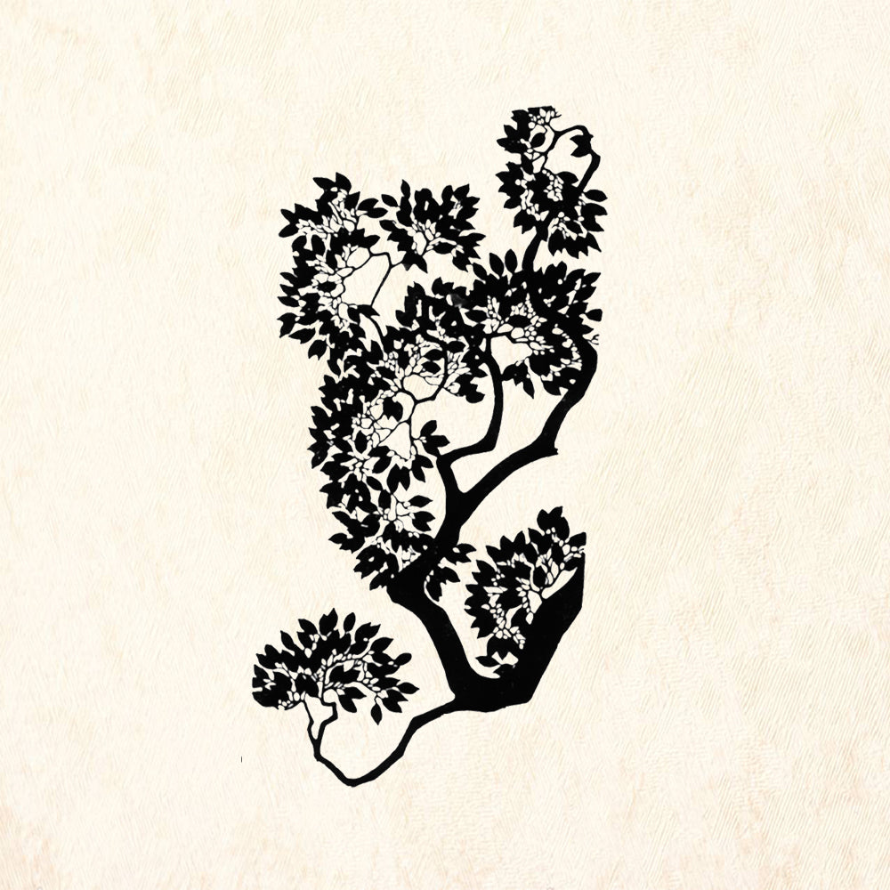 StampaFe Bonsai Branch Botanical Rubber Art Stamp