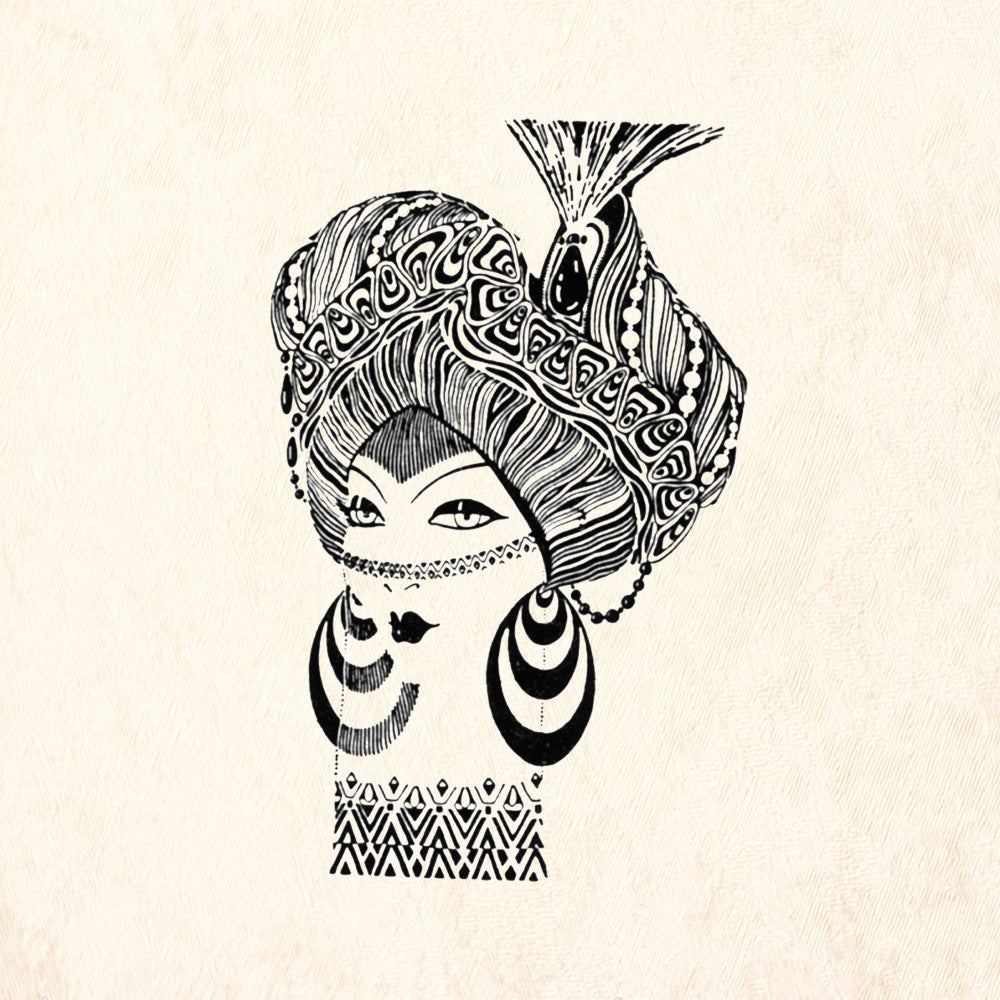 StampaFe Carnival Mixed Media Rubber Art Stamp