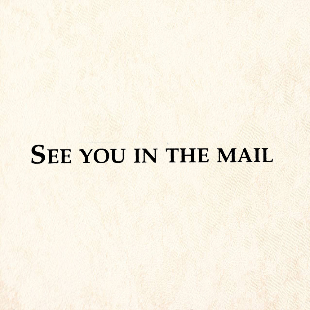 StampaFe See You Mail Mail Art Rubber Art Stamp