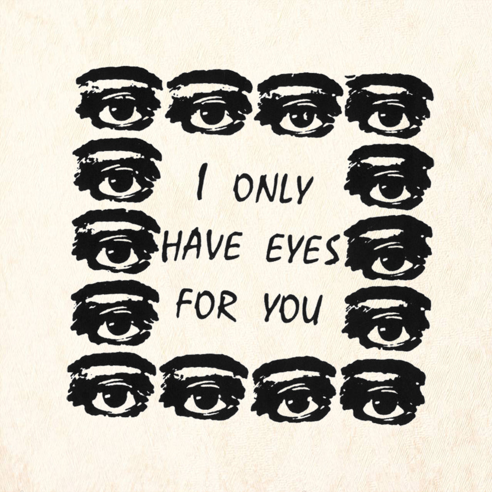 StampaFe I Only Have Eyes for You Card Making Rubber Art Stamp