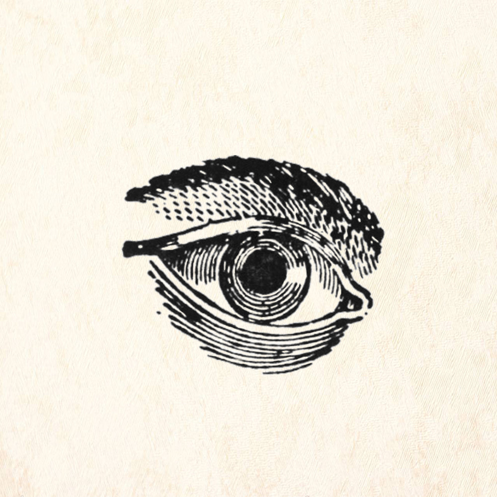 StampaFe Small Eye Rubber Art Stamp