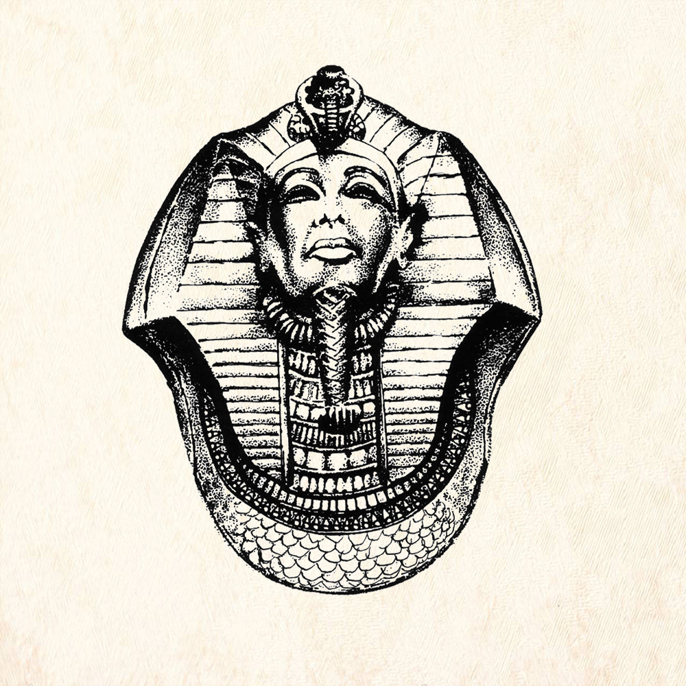 StampaFe King Tut Large Mixed Media Rubber Art Stamp