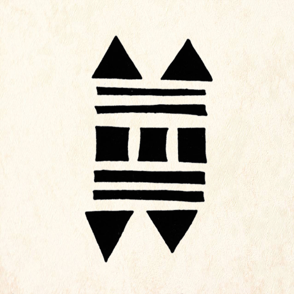 StampaFe Stacked Geometric Symbol Rubber Art Stamp