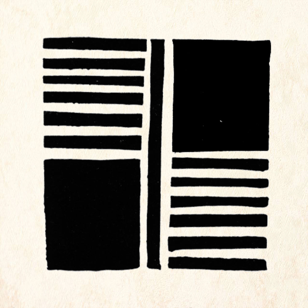 StampaFe Striped and Solid Block Rubber Art Stamp