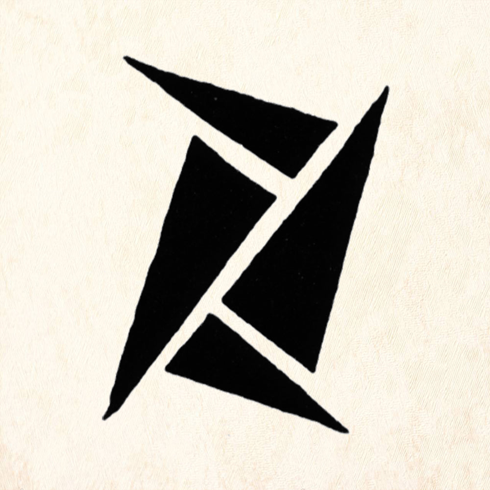 StampaFe Angular Lightning Shape Rubber Art Stamp