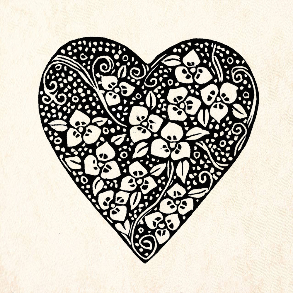 Flower Heart Large