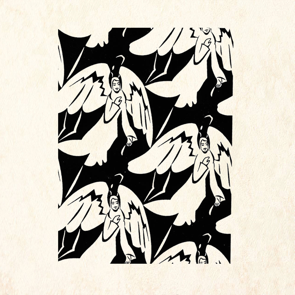 StampaFe Angels & Devils Large Mixed Media Rubber Art Stamp
