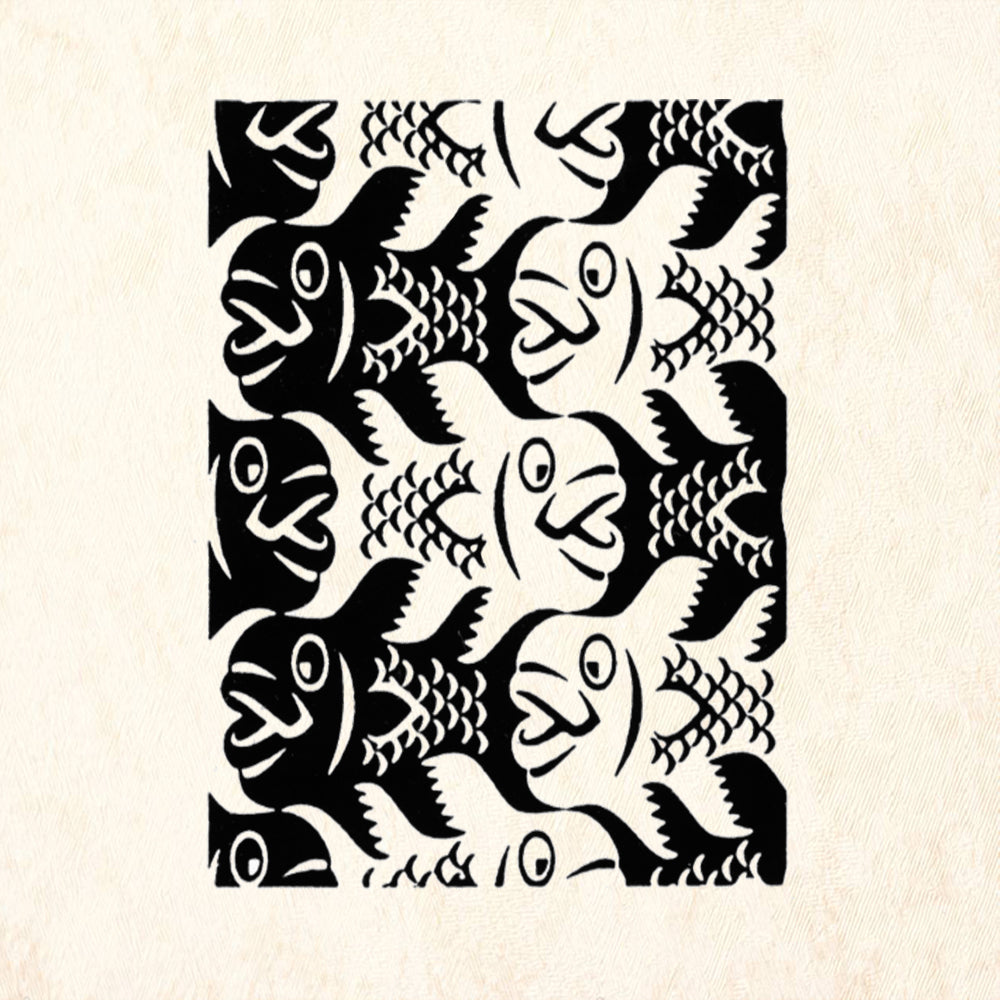 StampaFe Pescado Small Mixed Media Rubber Art Stamp