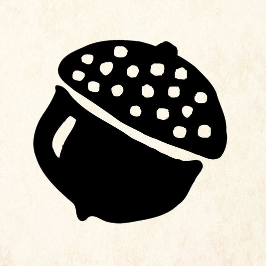 StampaFe Acorn #2 Card Making Rubber Art Stamp