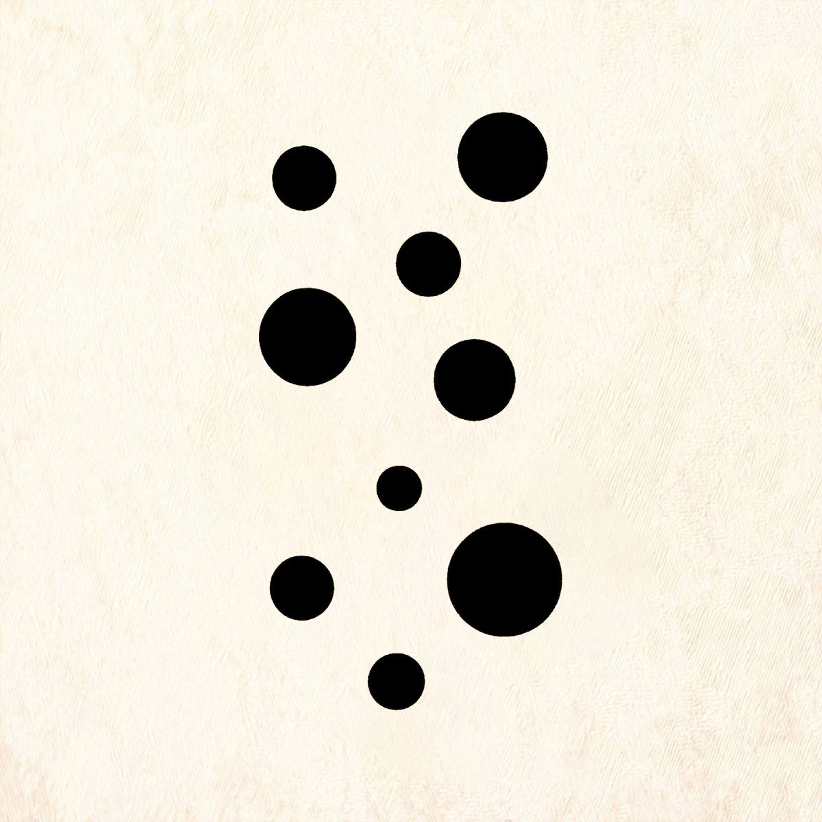 StampaFe Dots Small Mixed Media Rubber Art Stamp