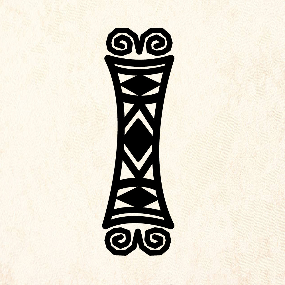 StampaFe Tiki Mixed Media Rubber Art Stamp