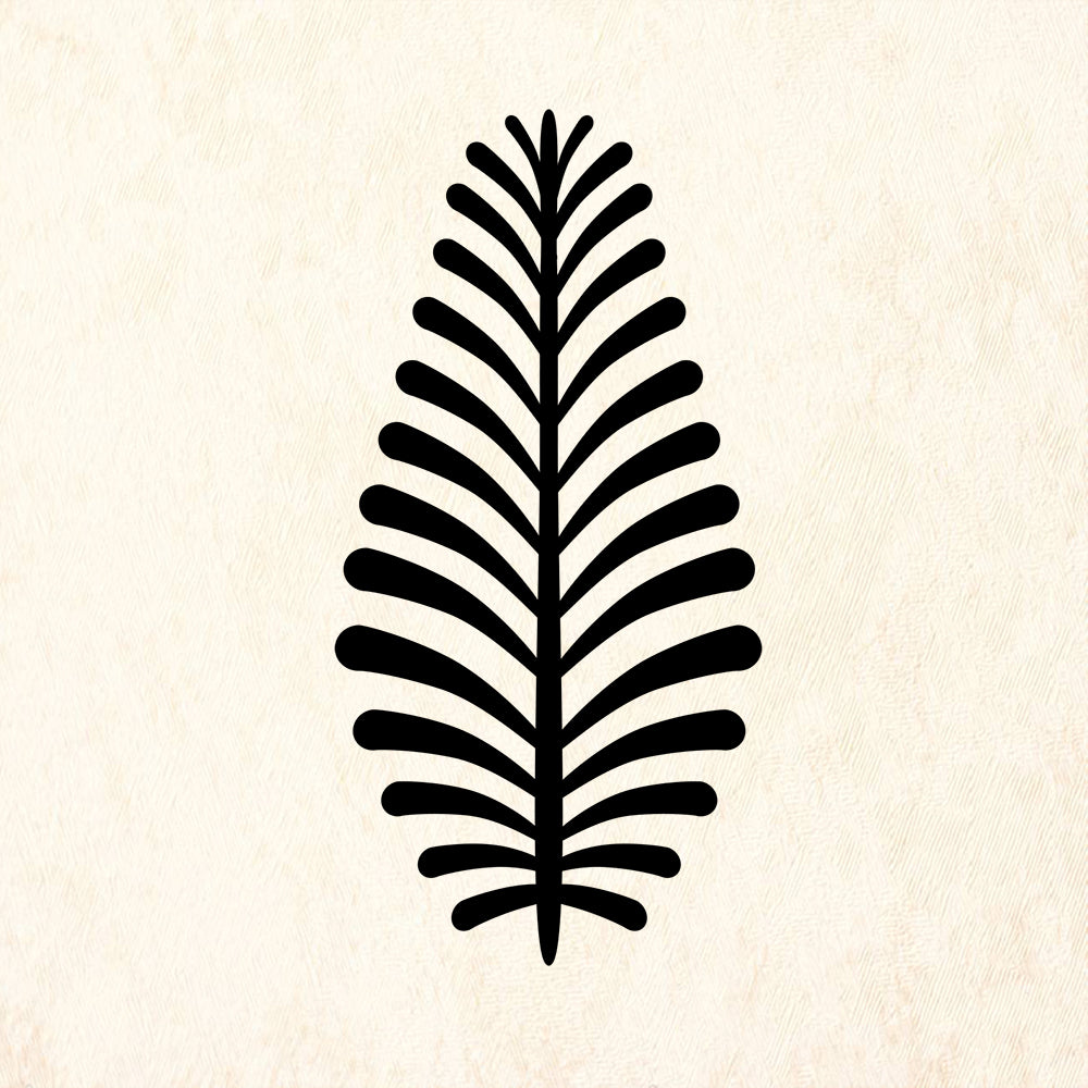 StampaFe Frond Botanical Rubber Art Stamp