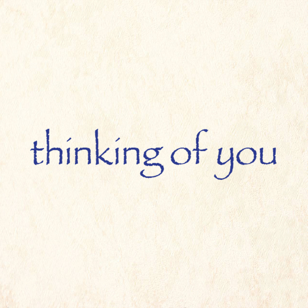StampaFe Thinking of You Card Making Rubber Art Stamp