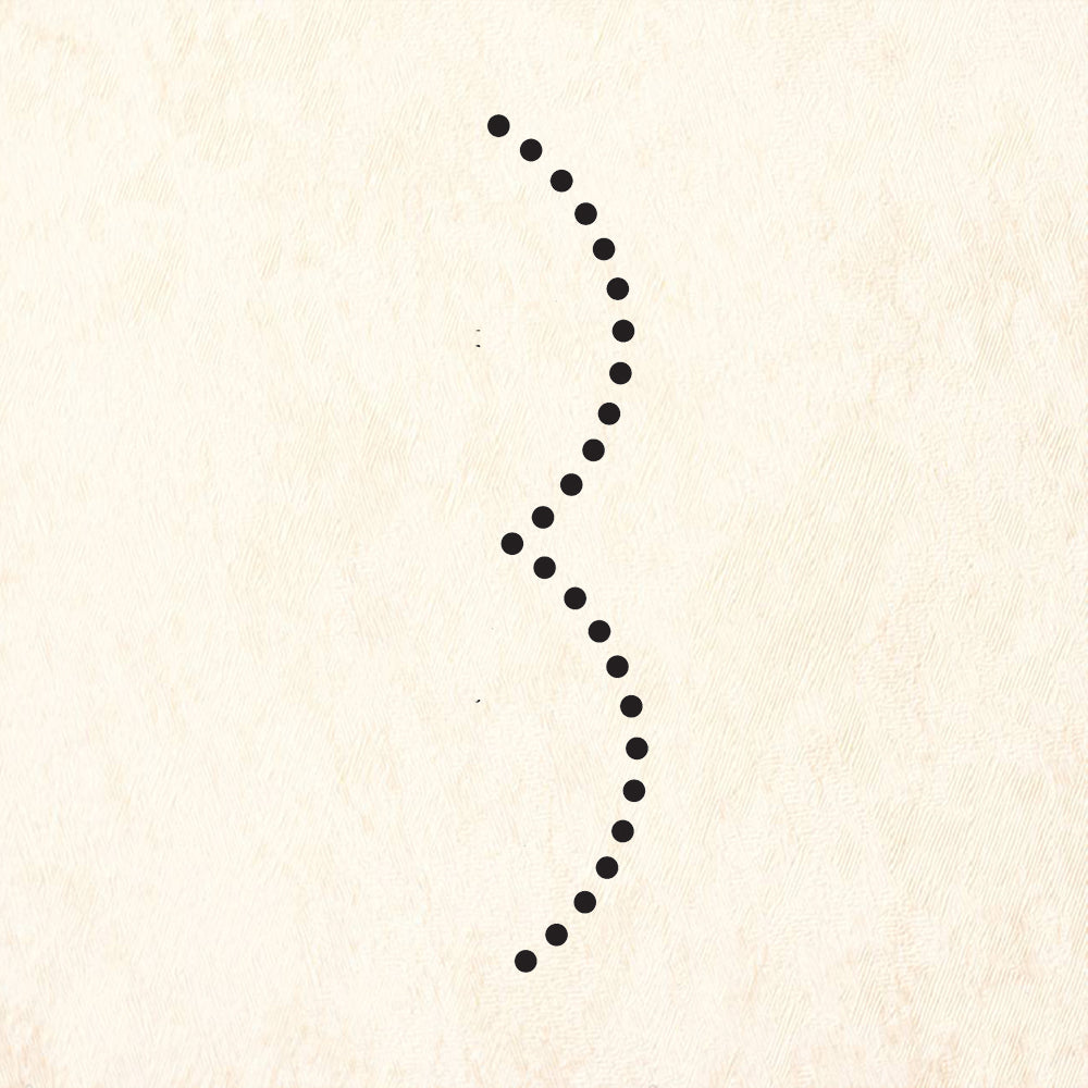 StampaFe Dotted Garland Card Making Rubber Art Stamp