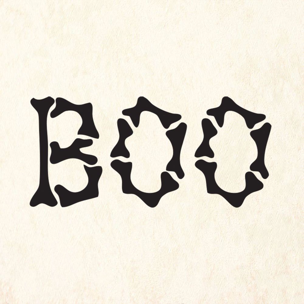 StampaFe BOO Halloween-Themed Rubber Art Stamp