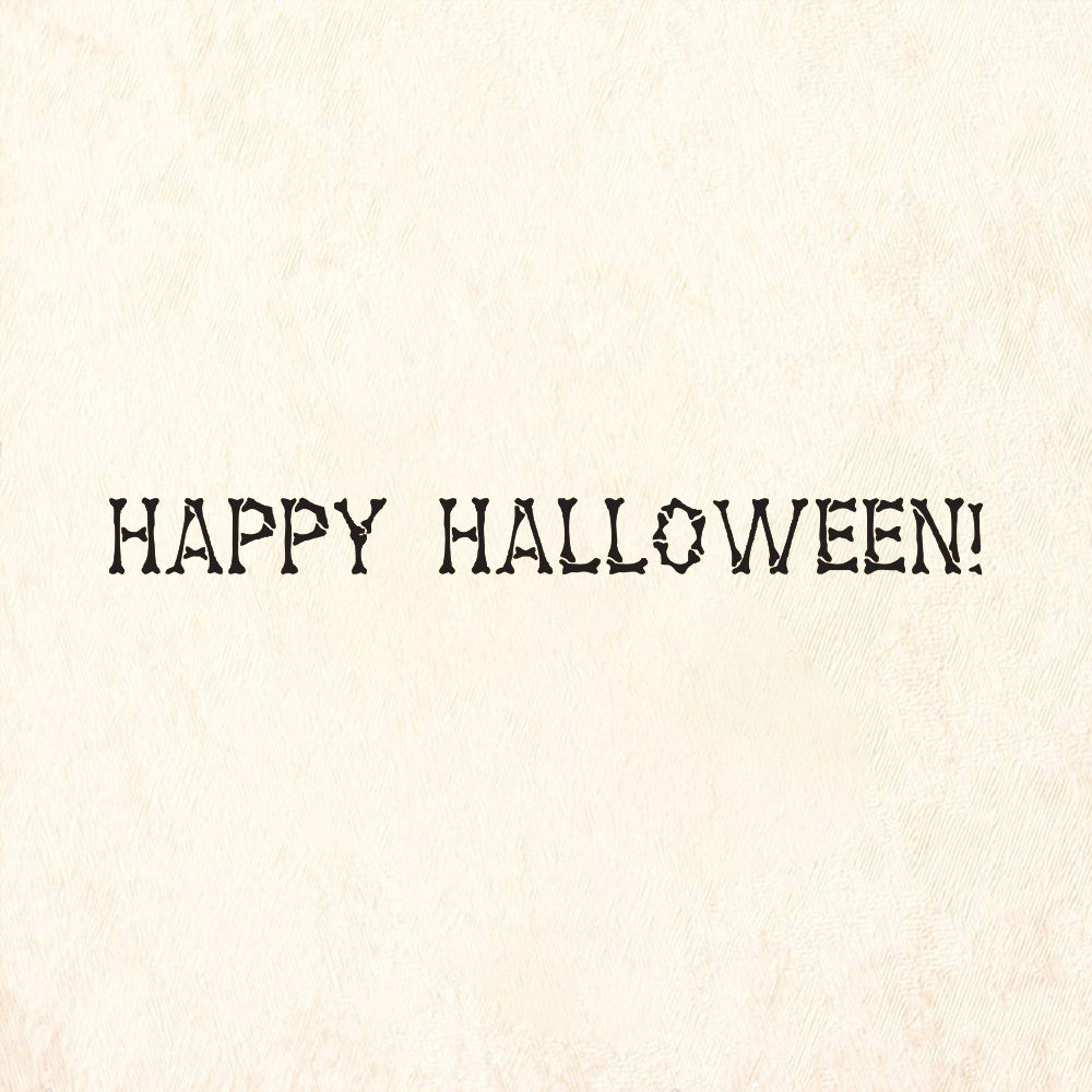 StampaFe HAPPY HALLOWEEN! Rubber Art Stamp