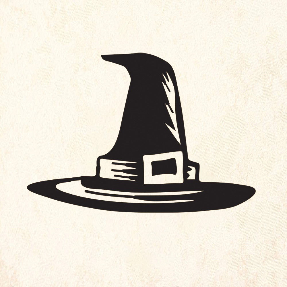StampaFe Witch's Hat Halloween Rubber Art Stamp