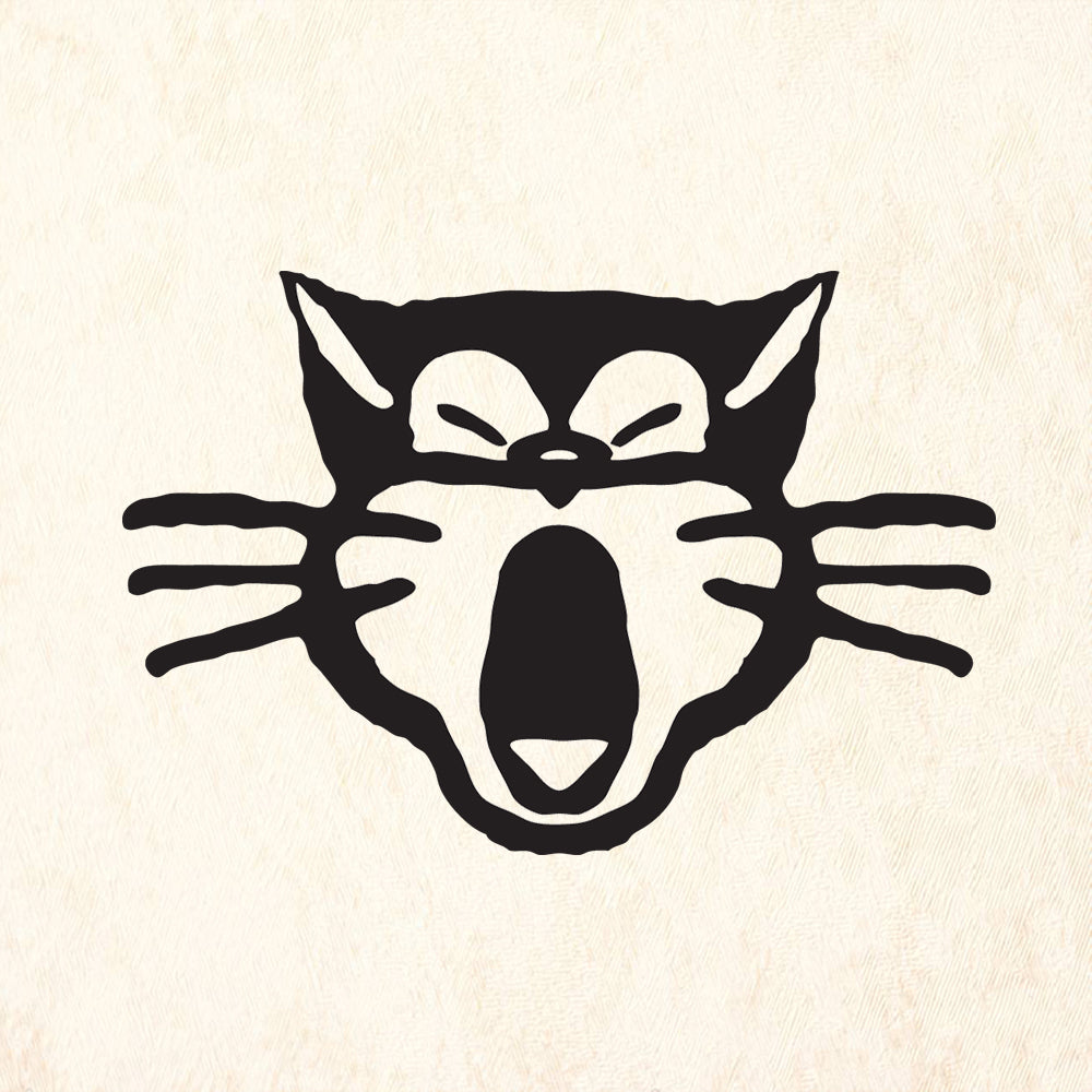 StampaFe Cat Face Halloween Rubber Art Stamp