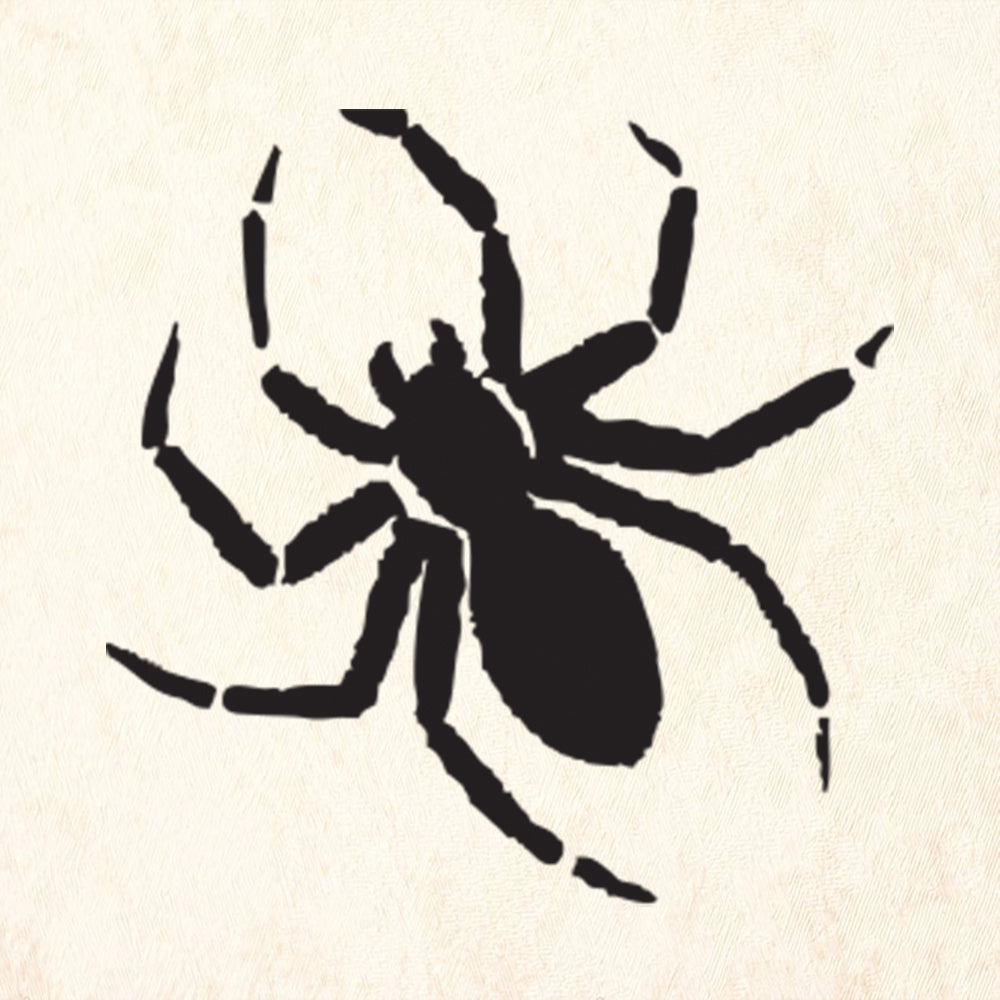 StampaFe Spider Halloween Rubber Art Stamp