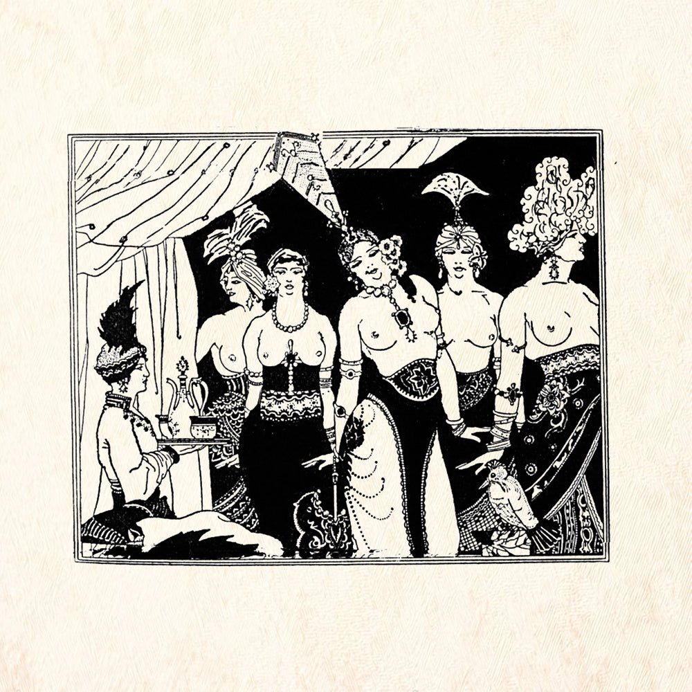 StampaFe Intermission Tea Party Vintage Rubber Art Stamp
