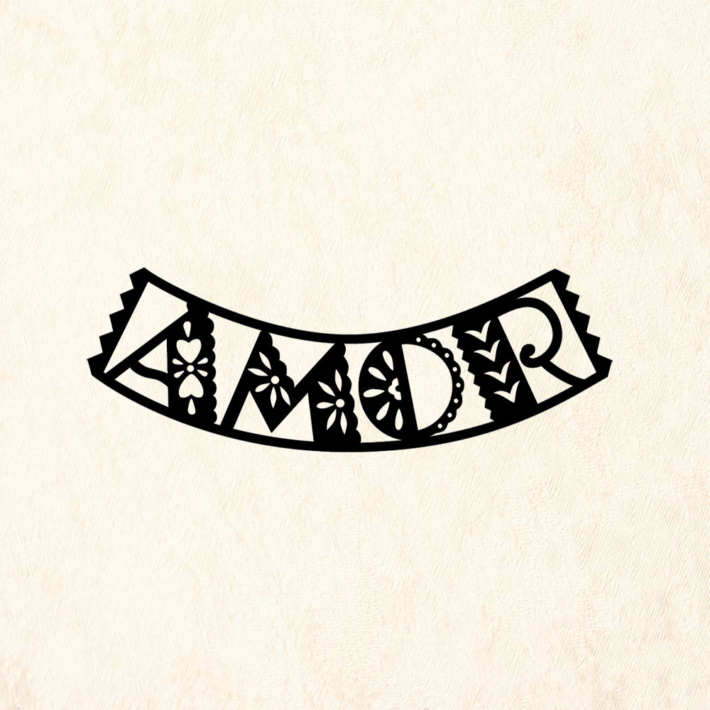 StampaFe Amor Picado Day of the Dead Rubber Art Stamp
