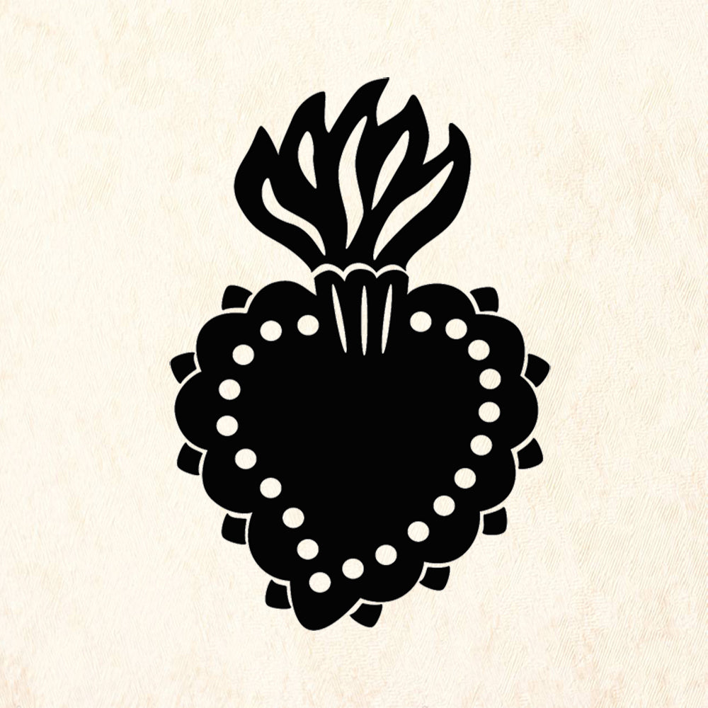 StampaFe Corazon dos Day of the Dead Rubber Art Stamp