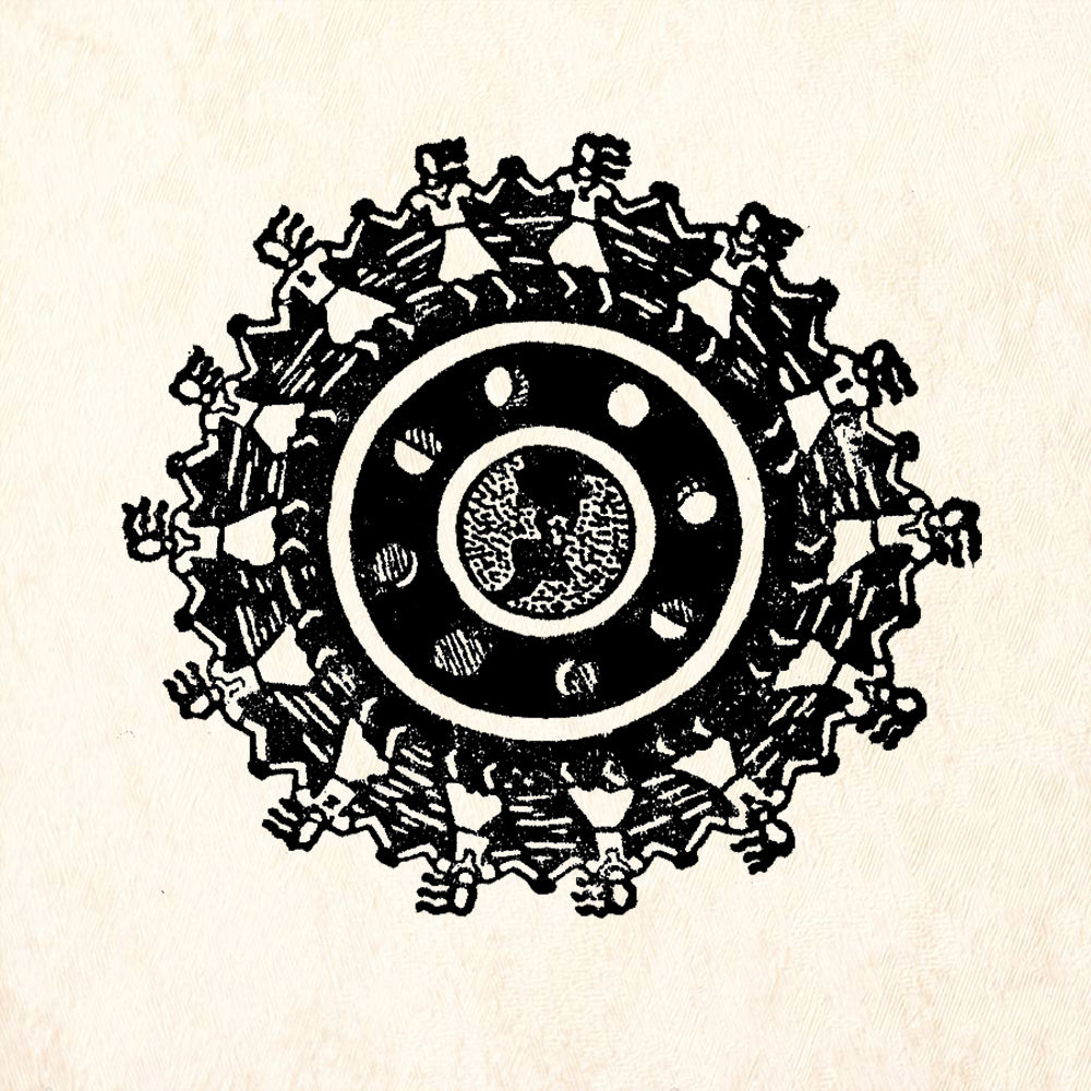 StampaFe All Women Mandala Goddess Rubber Art Stamp