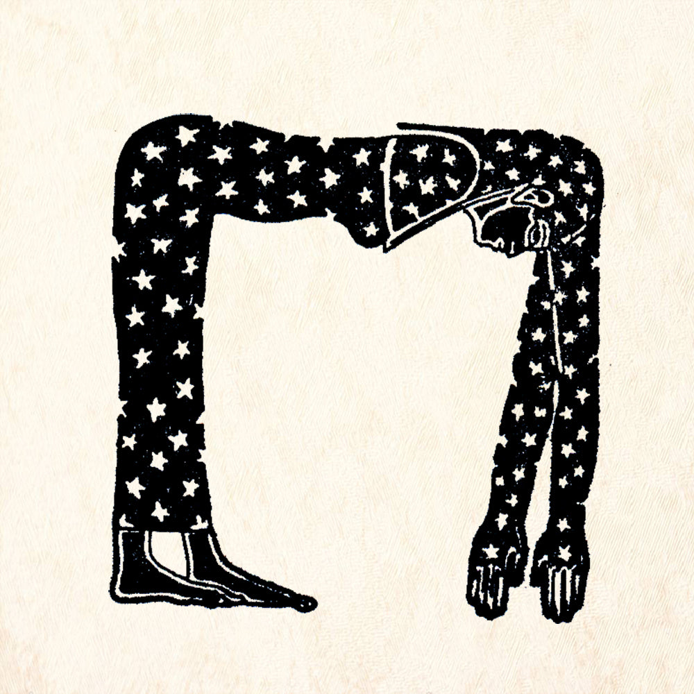 StampaFe Arching Nut Goddess Rubber Art Stamp