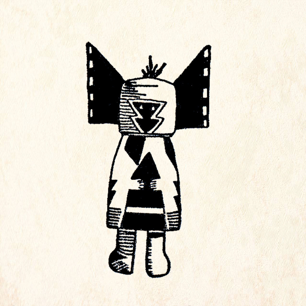 StampaFe Crow Mother Tribal Rubber Art Stamp