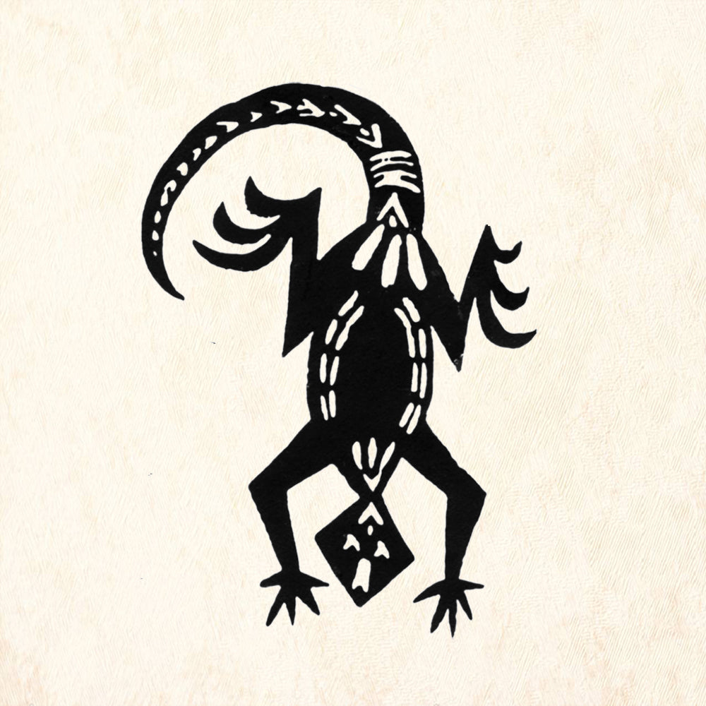 StampaFe Horny Toad Large Rubber Art Stamp